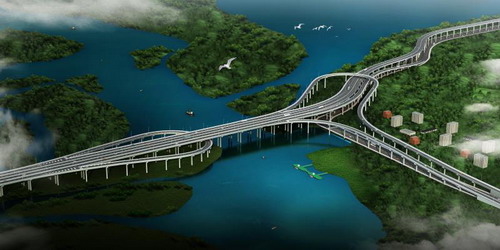 孟加拉达卡至阿苏利亚高架桥项目 全景图